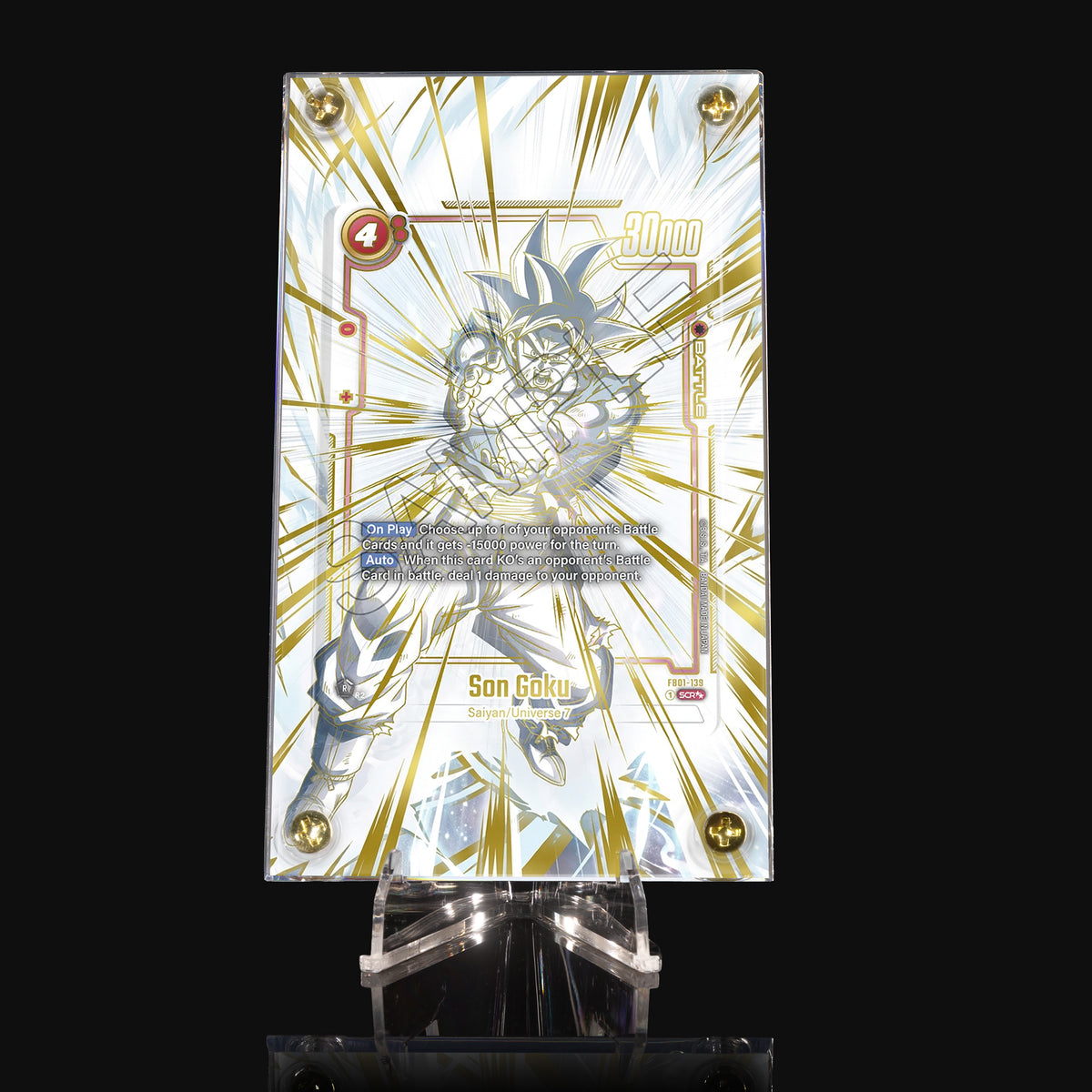 Son Goku FB01-139 SCR★ Extended Art Display