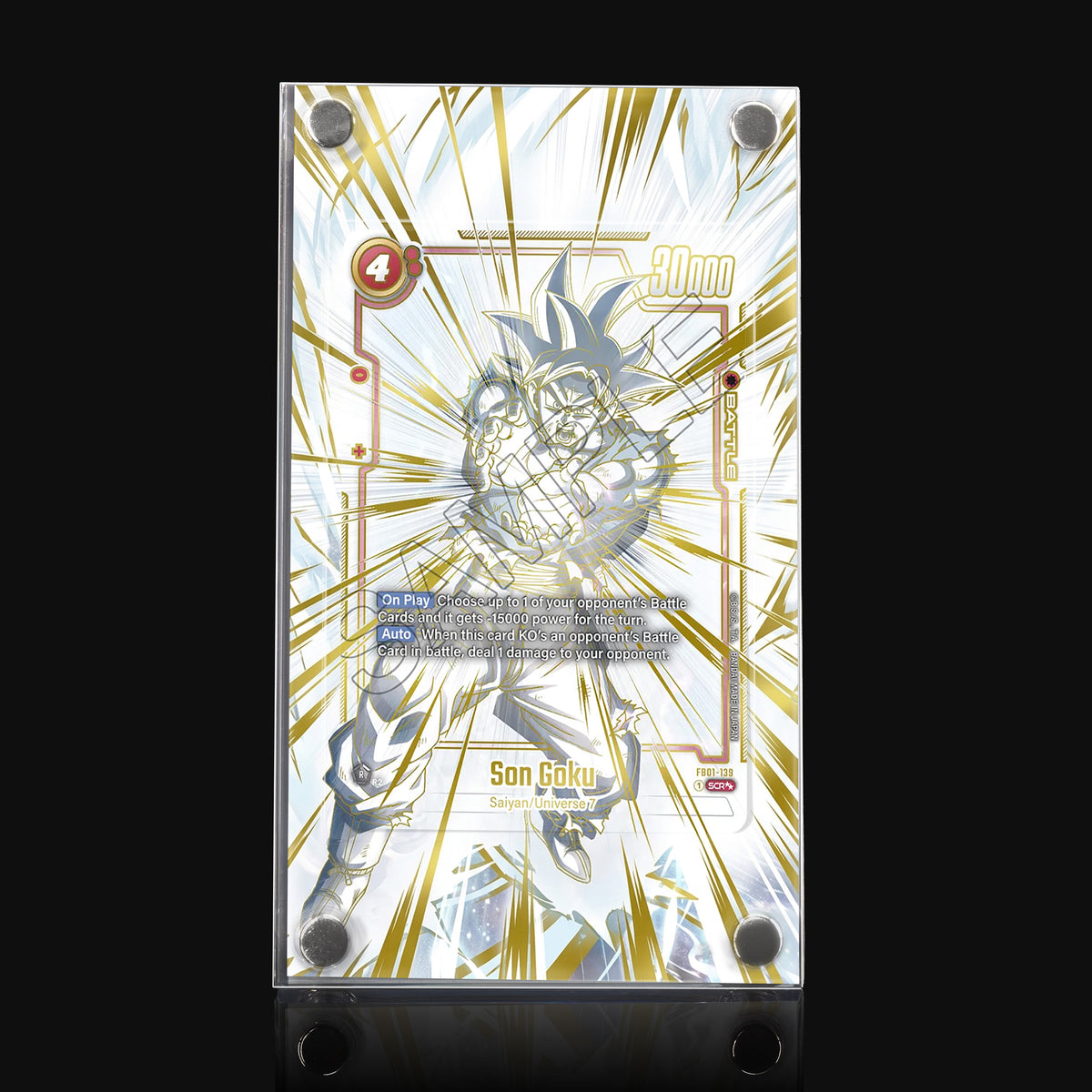 Son Goku FB01-139 SCR★ Extended Art Display