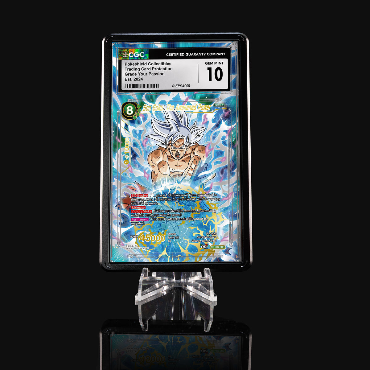 Son Goku, The Awakened Power TB1-097 SCR Extended Art Display