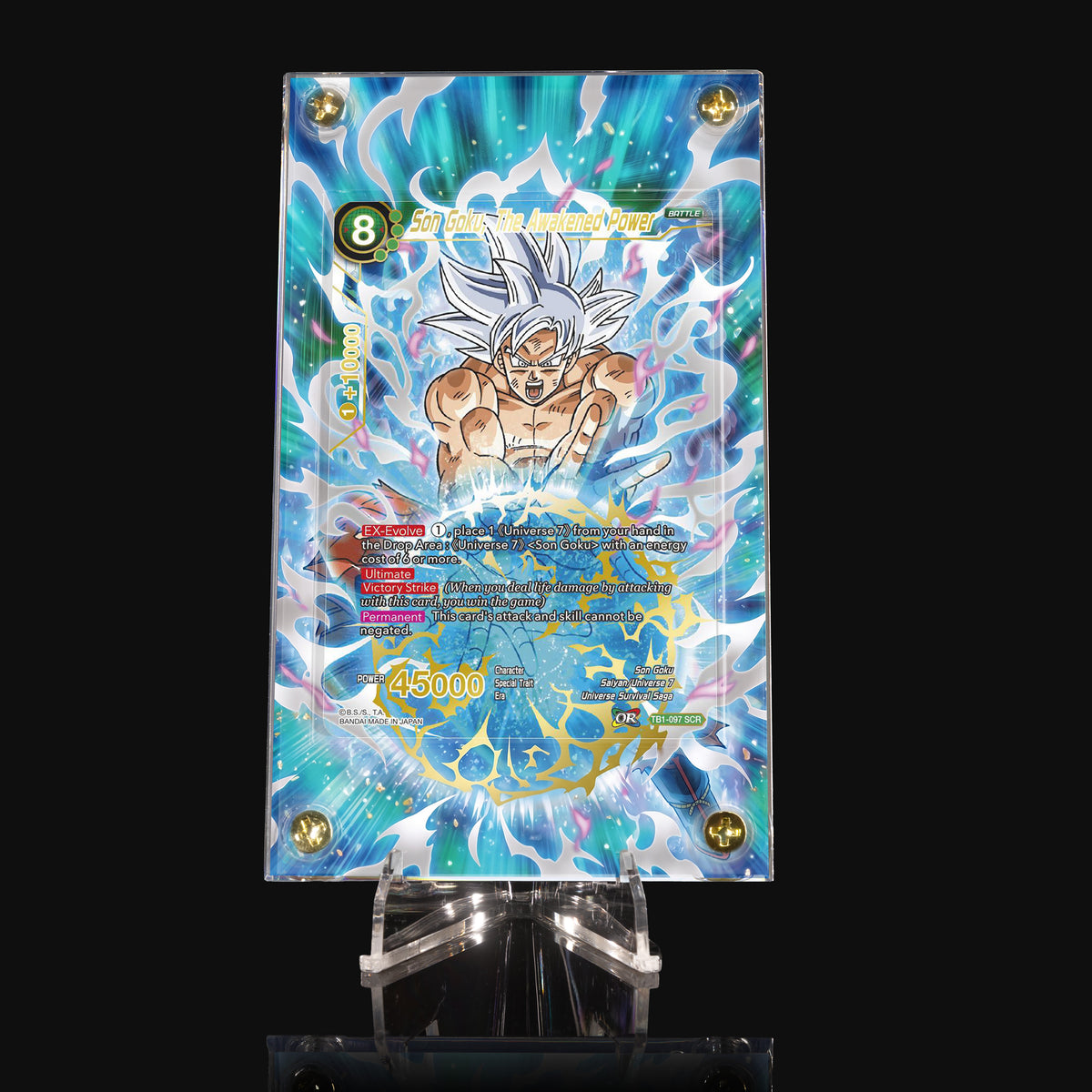 Son Goku, The Awakened Power TB1-097 SCR Extended Art Display