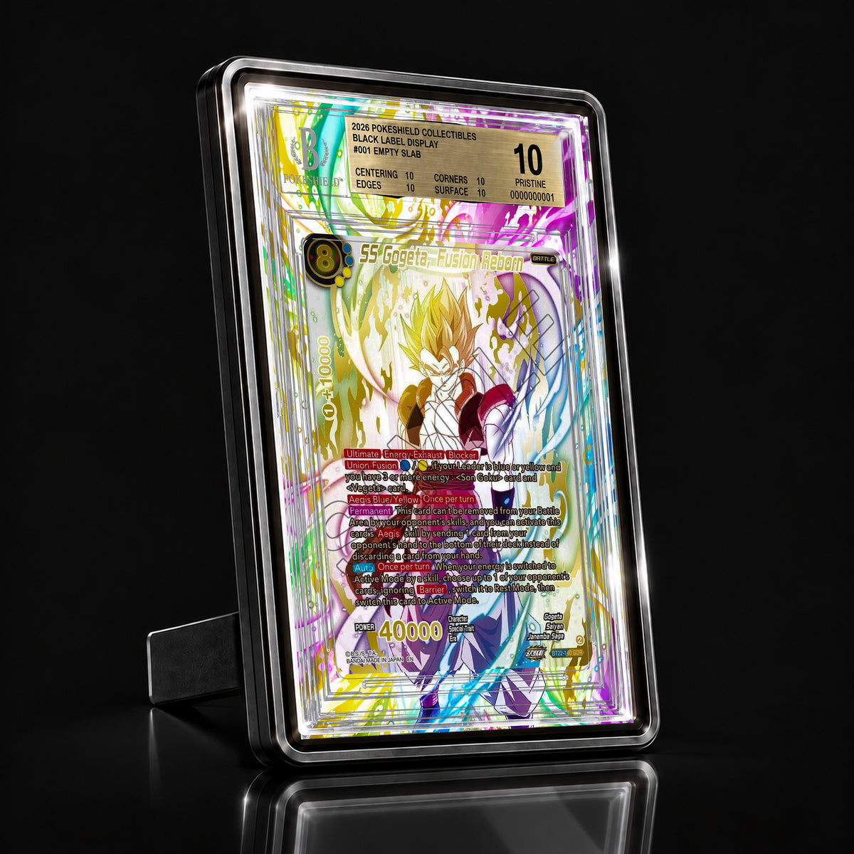 SS Gogeta Fusion Reborn BT22-140 GDR Extended Art Display