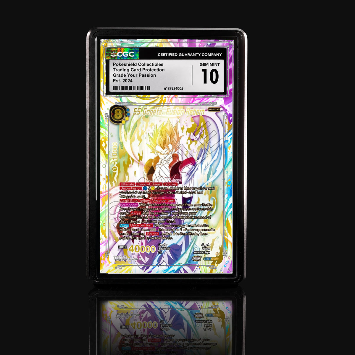 SS Gogeta Fusion Reborn BT22-140 GDR Extended Art Display