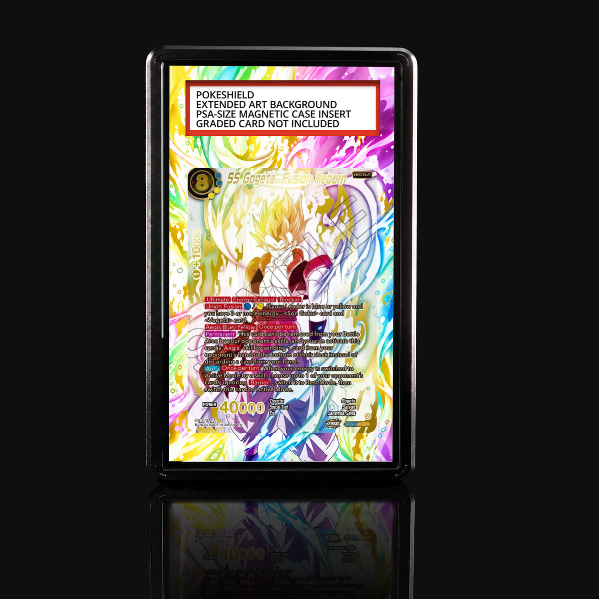 SS Gogeta Fusion Reborn BT22-140 GDR Extended Art Display