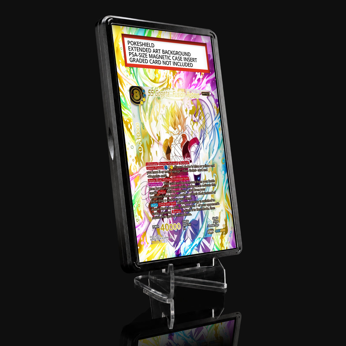 SS Gogeta Fusion Reborn BT22-140 GDR Extended Art Display