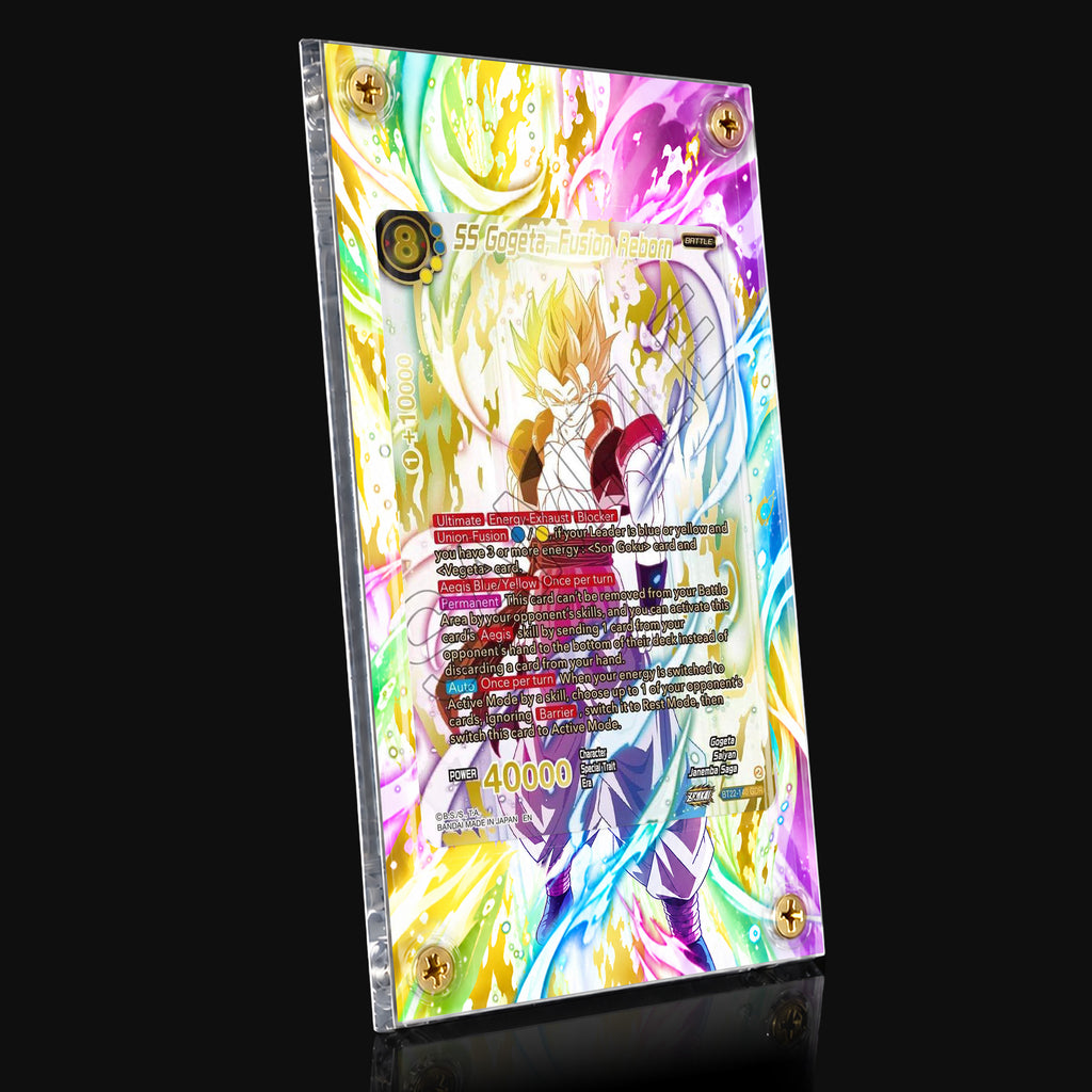 SS Gogeta Fusion Reborn BT22-140 GDR Extended Art Display
