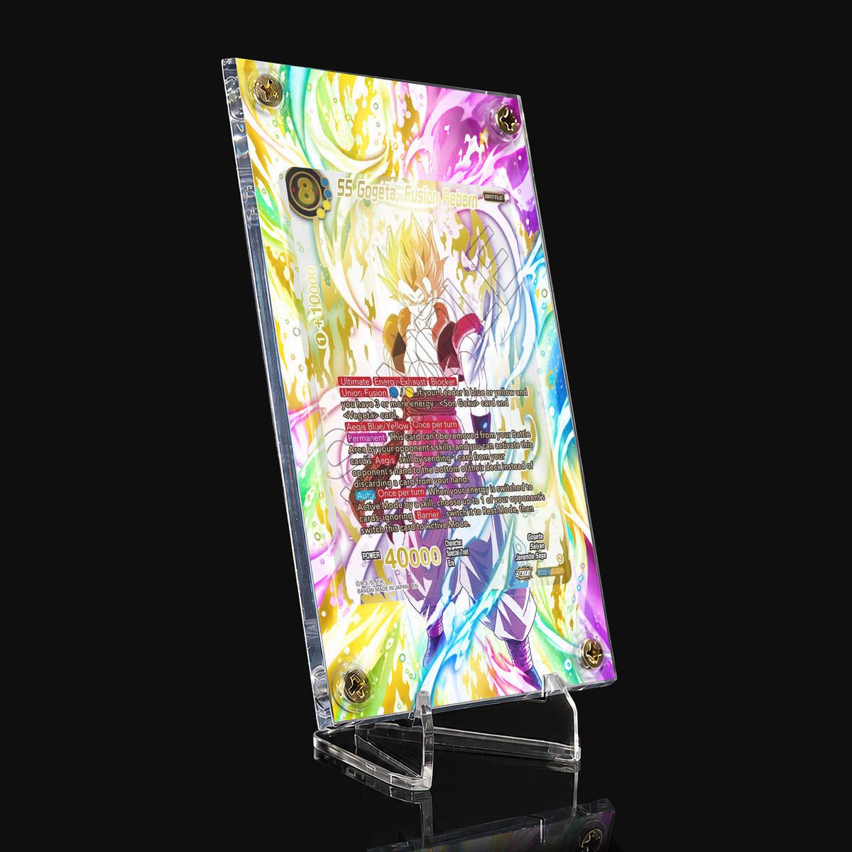 SS Gogeta Fusion Reborn BT22-140 GDR Extended Art Display