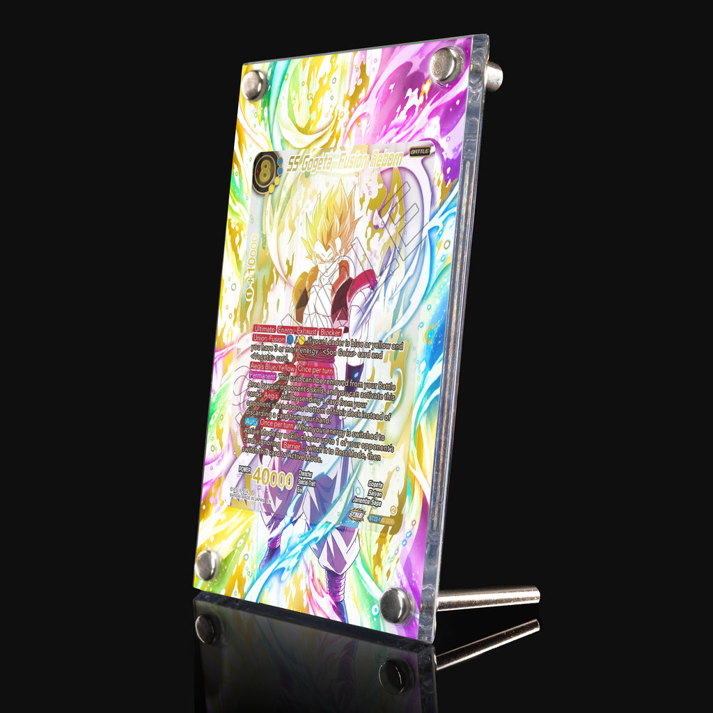 SS Gogeta Fusion Reborn BT22-140 GDR Extended Art Display