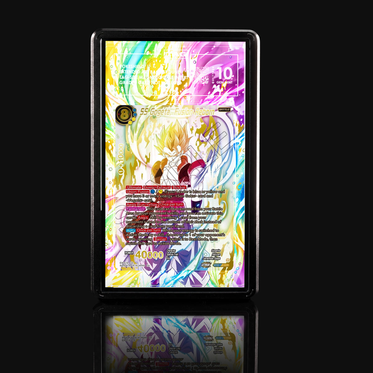 SS Gogeta Fusion Reborn BT22-140 GDR Extended Art Display