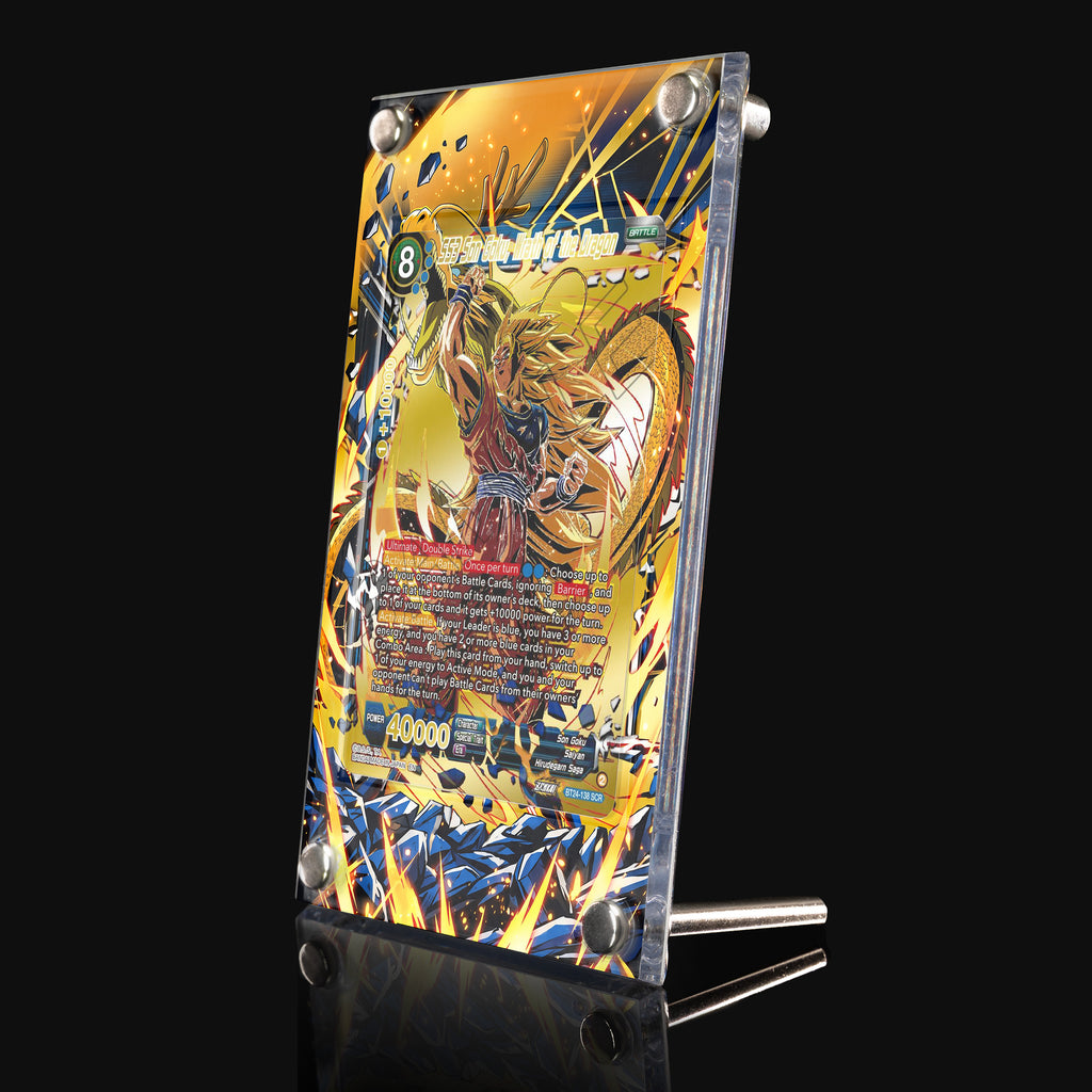 SS3 Son Goku Wrath of the Dragon BT24-138 SCR Extended Art Display