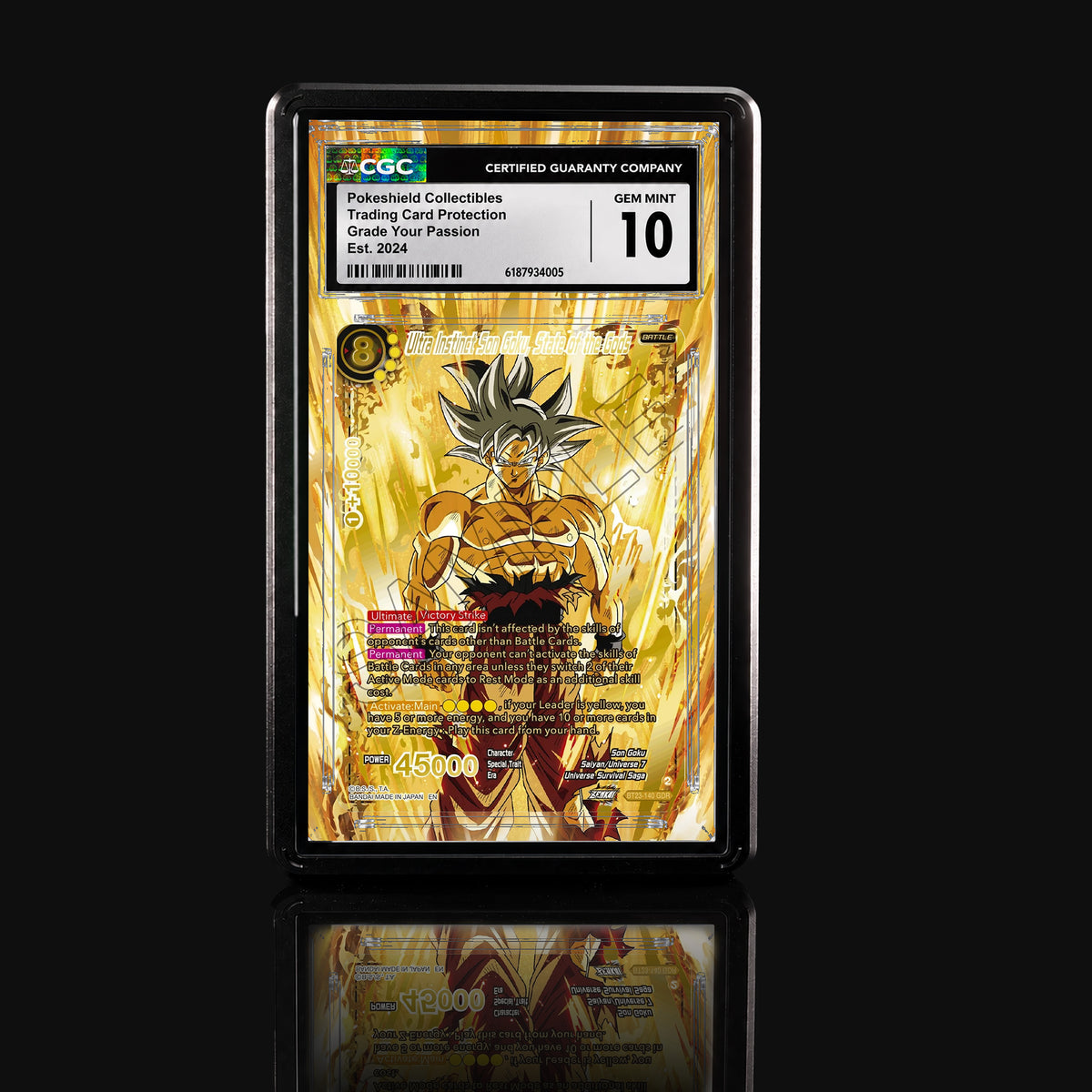 Ultra Instinct Son Goku, State of the Gods BT23-140 GDR Extended Art Display