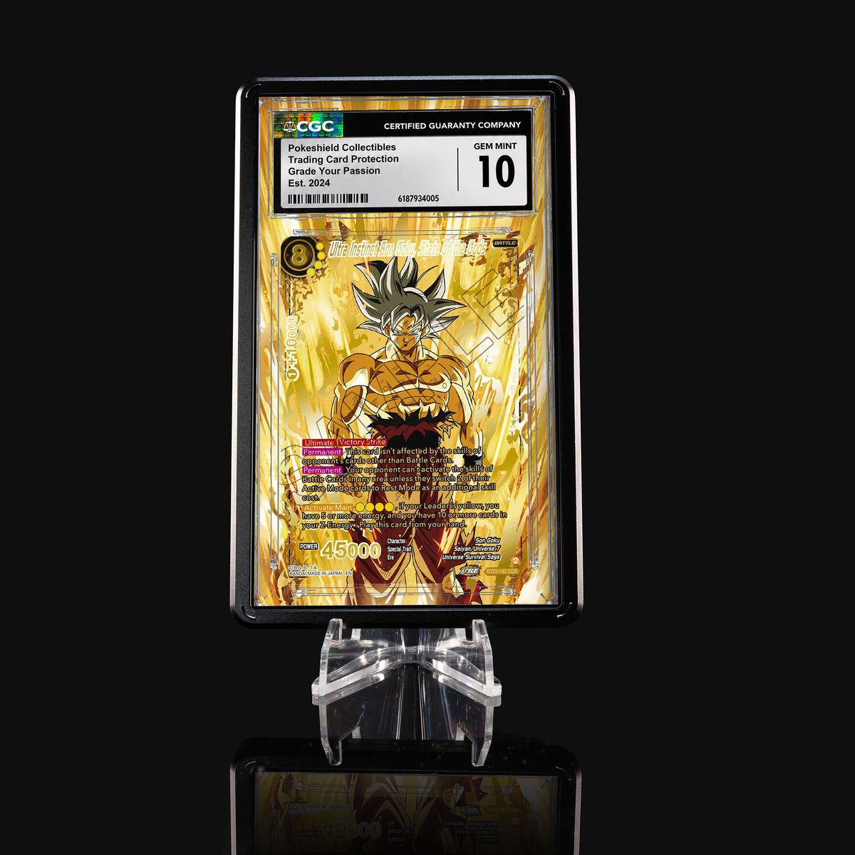 Ultra Instinct Son Goku, State of the Gods BT23-140 GDR Extended Art Display