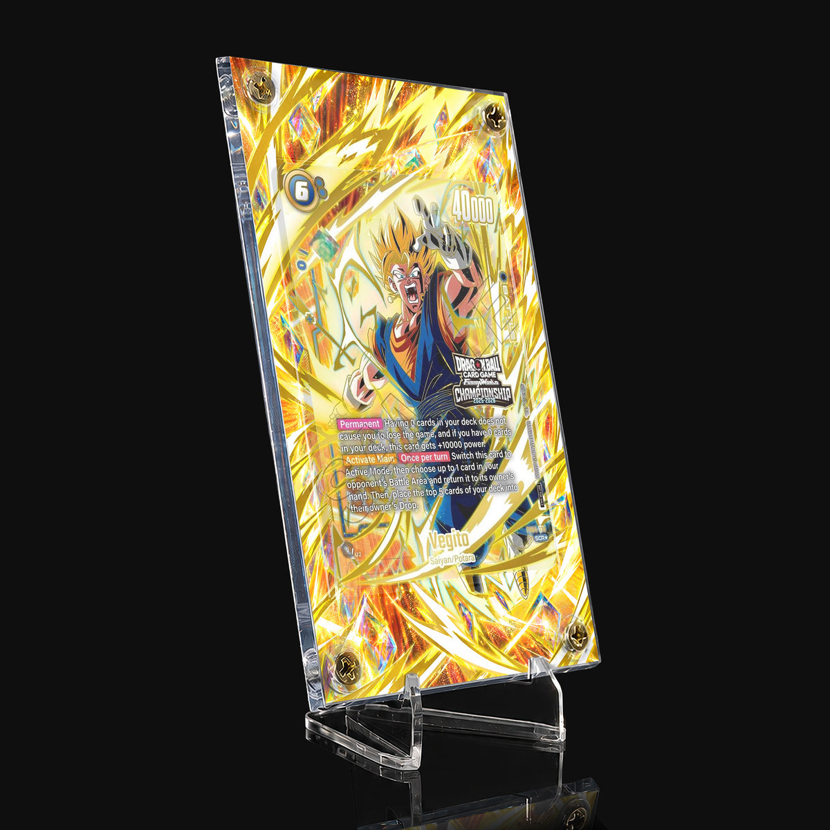 Vegito FB04-130 SCR★ Championship 2025-2026 Extended Art Display