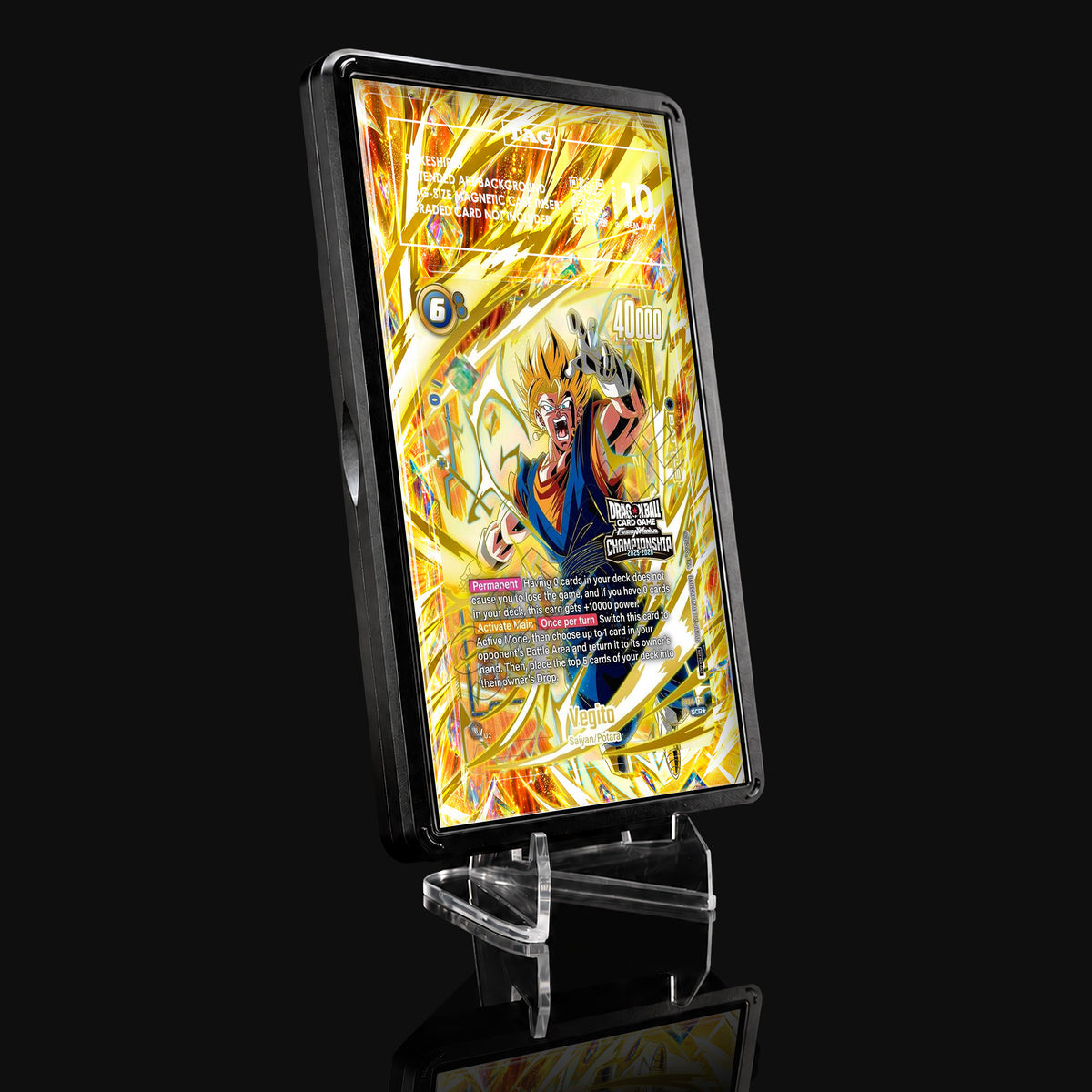 Vegito FB04-130 SCR★ Championship 2025-2026 Extended Art Display